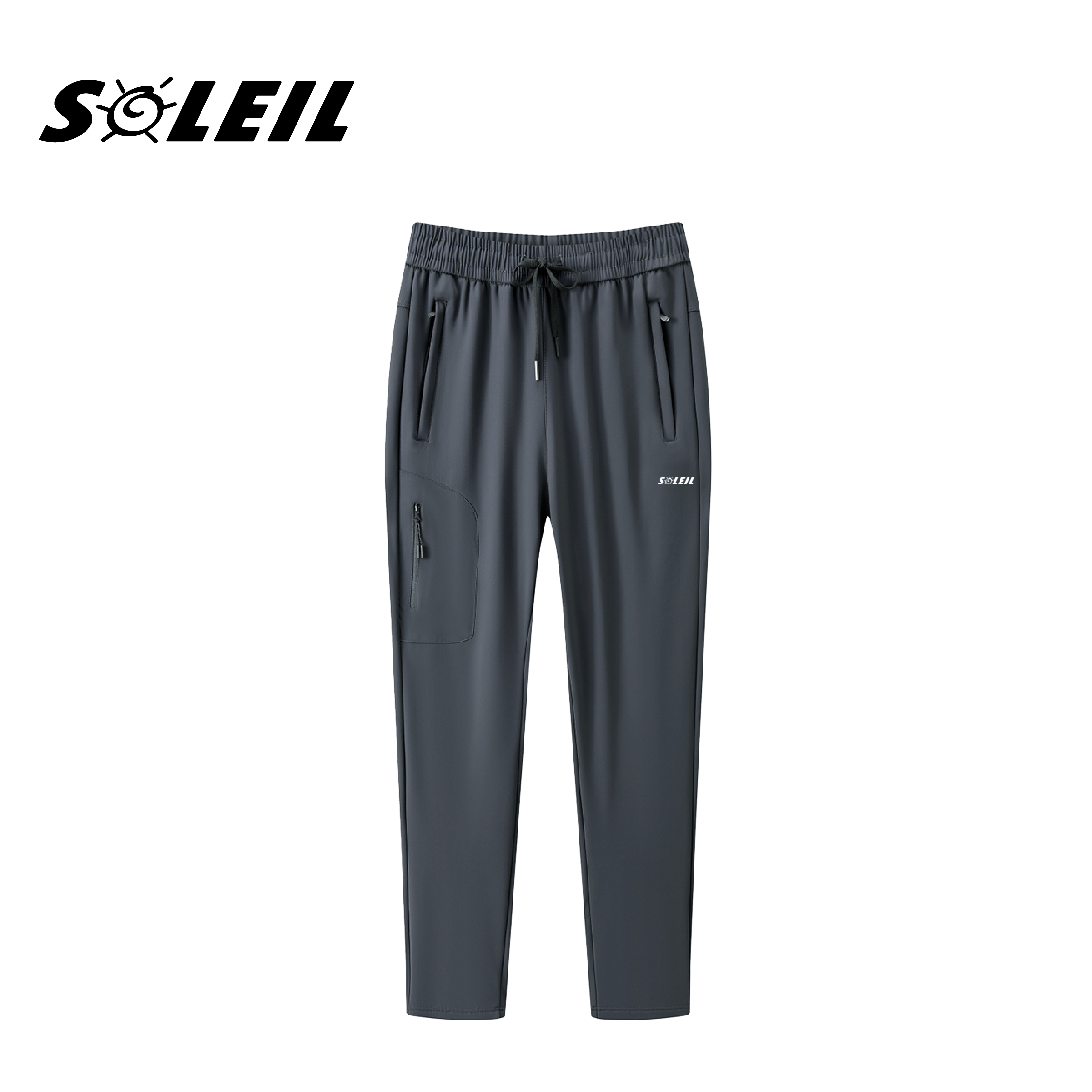 SOLEIL 舒暖刷毛鬆緊長褲 男款 (2色) 24SL8657