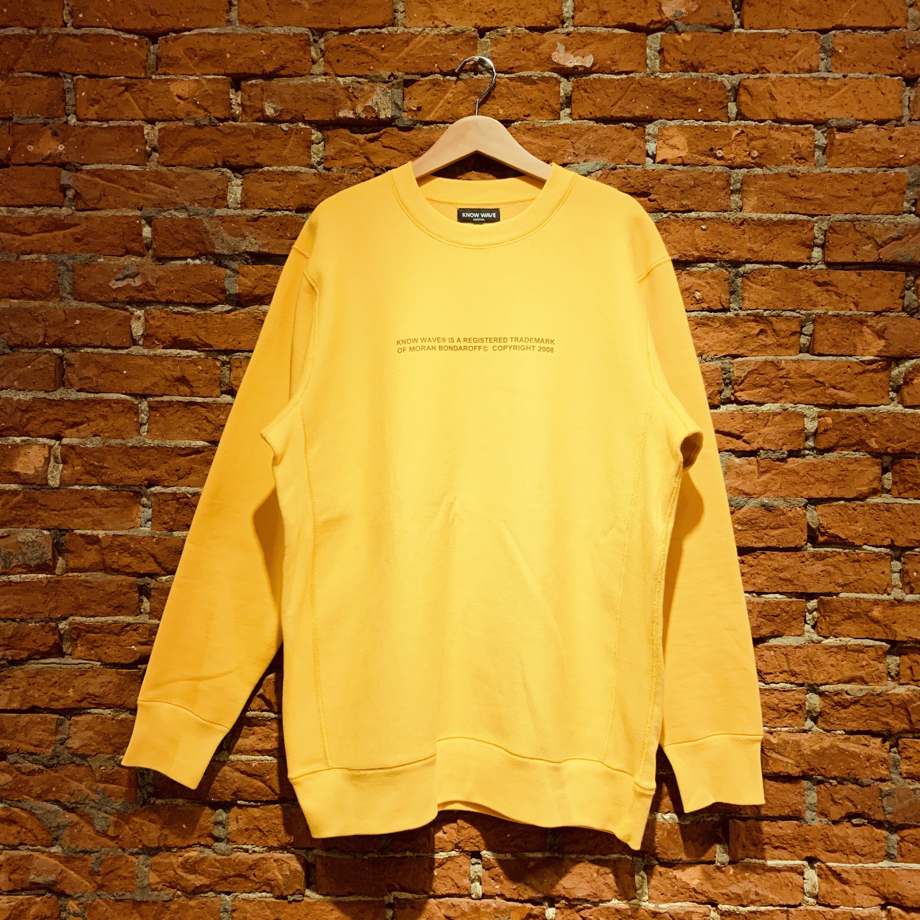 Know Wave Trademark Crewneck SIZE XL