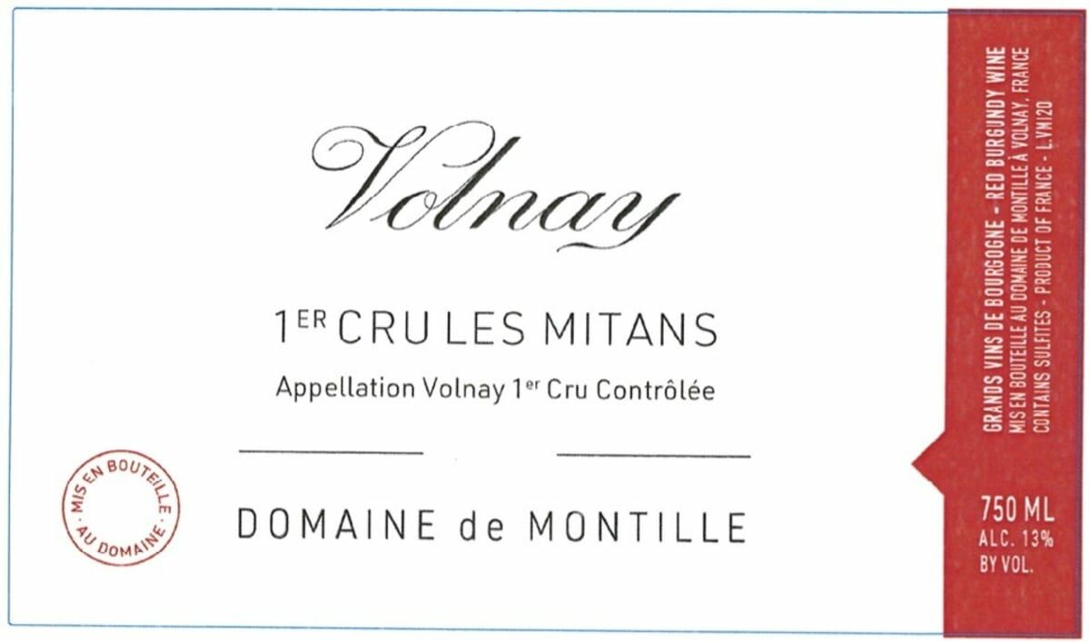 Montille Volnay 1er Cru Les Mitans 2021 (BH92)