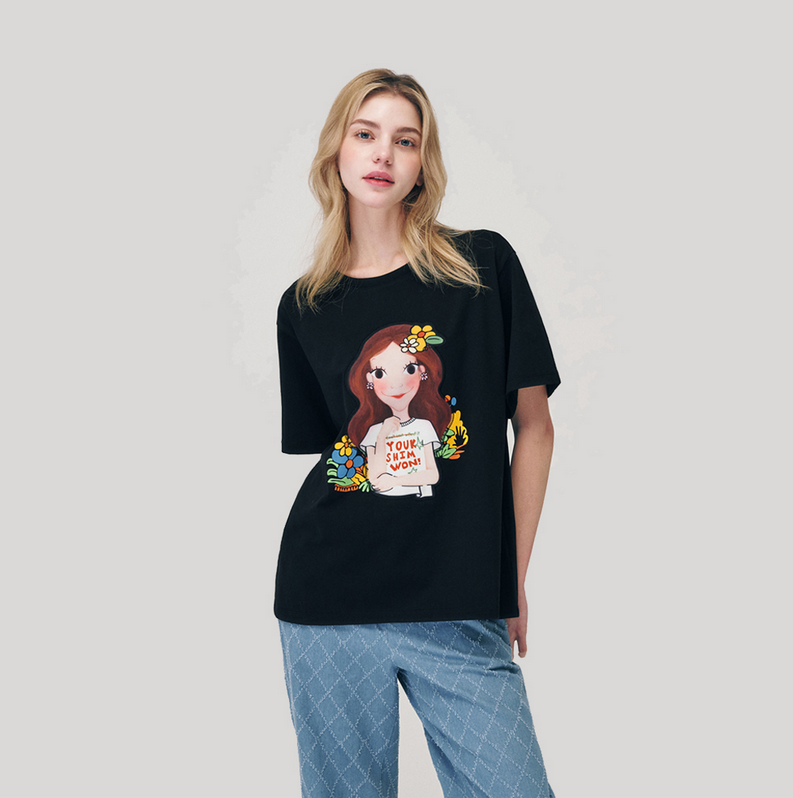 【預購】YOUK SHIM WON G041631 女裝短袖TEE（均碼）