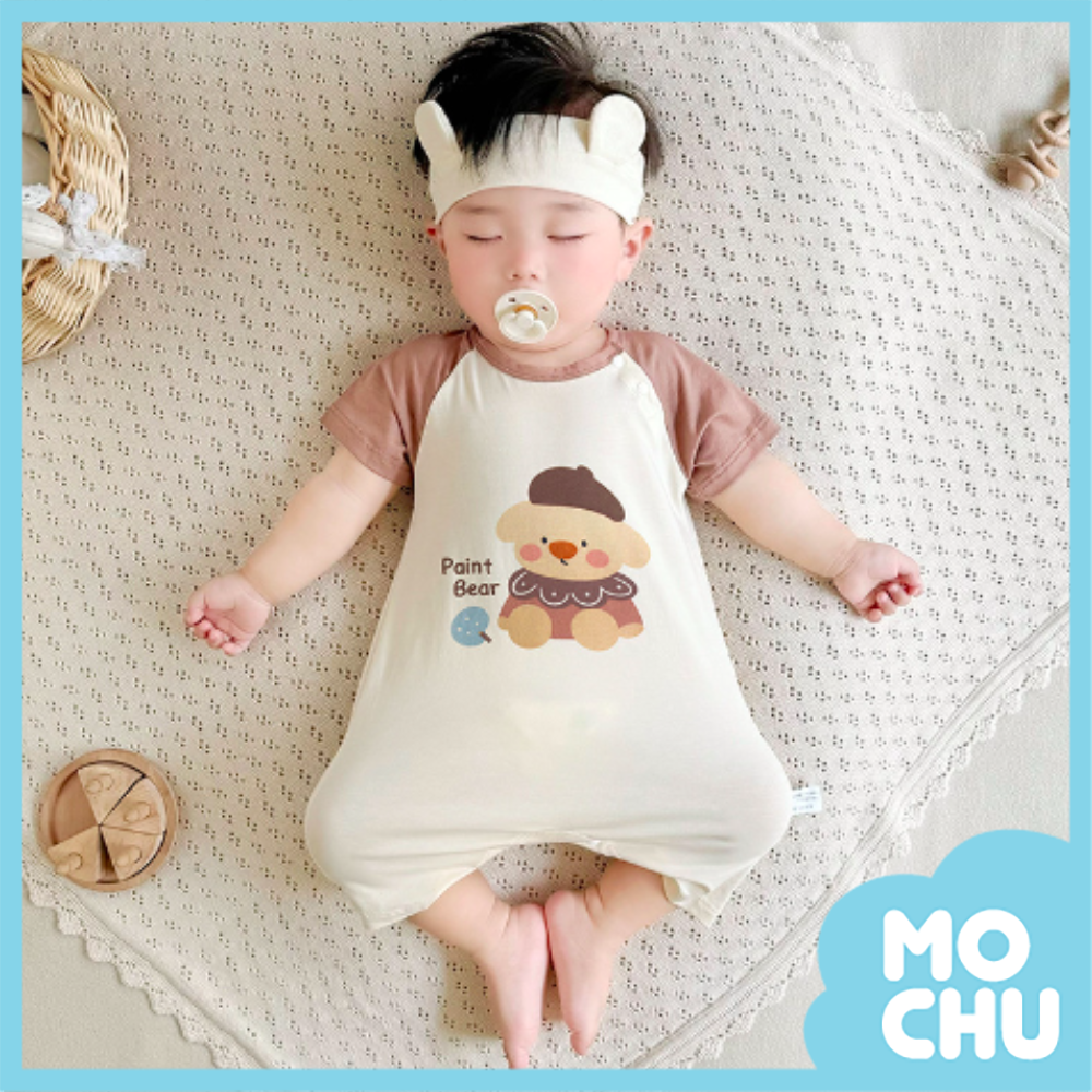 畫家熊短袖連身衣