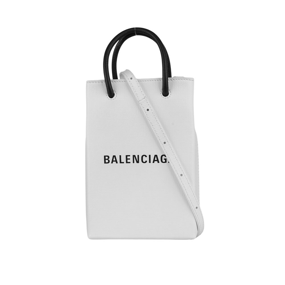 【BALENCIAGA】Logo購物手機袋