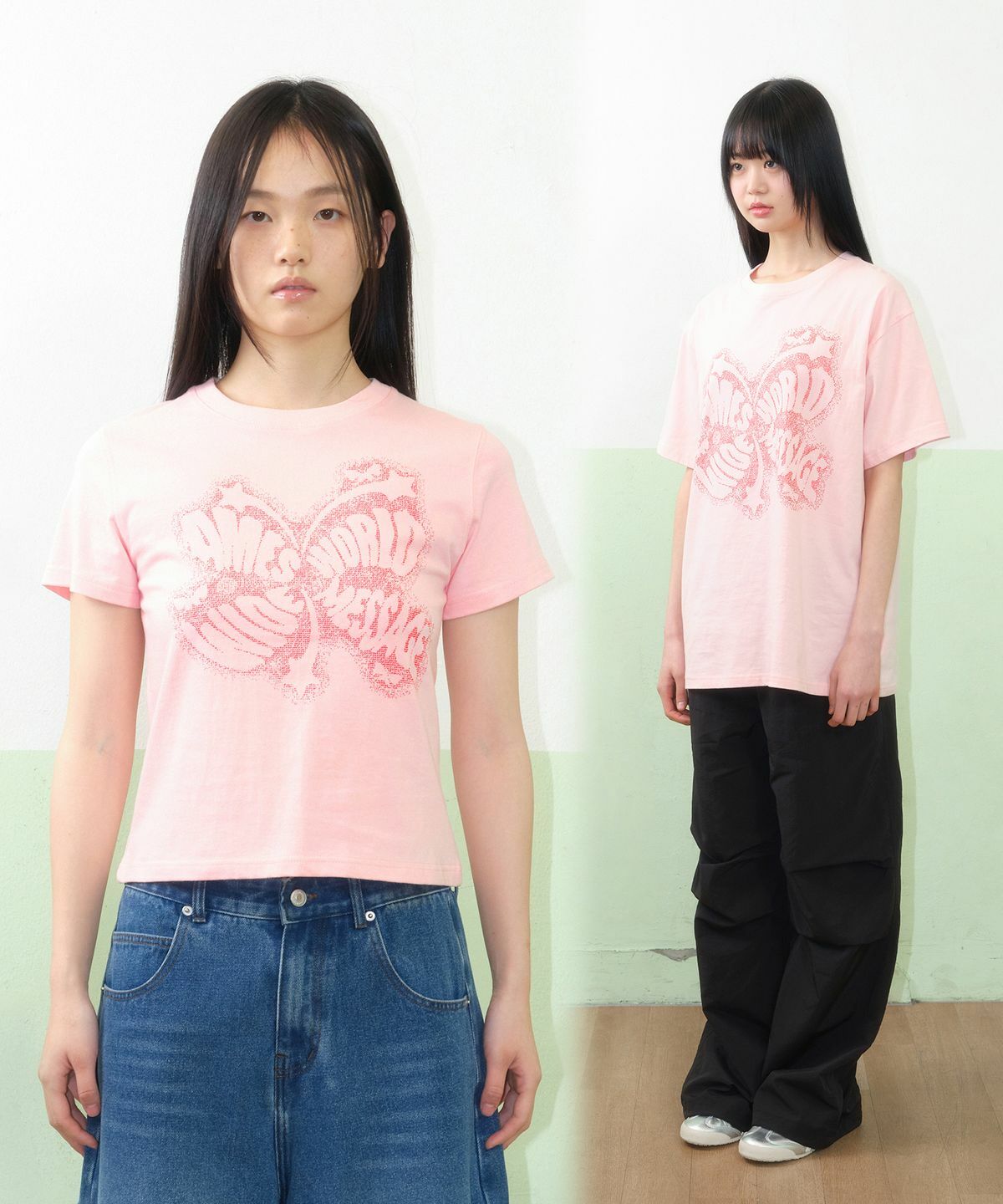 AMES WORLDWIDE CHARACTER SPRAY TEE