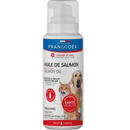 Francodex Salmon Oil For Dogs and Cats 200ml