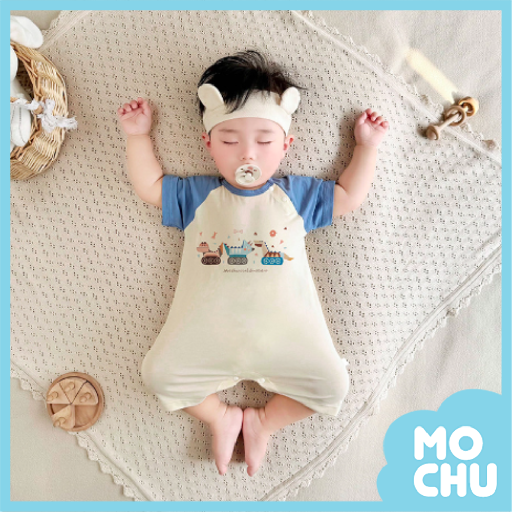 機械恐龍短袖連身衣