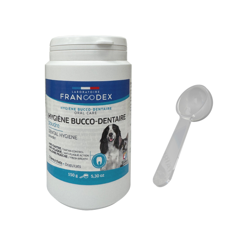 Francodex 貓狗合用防牙石粉 150g