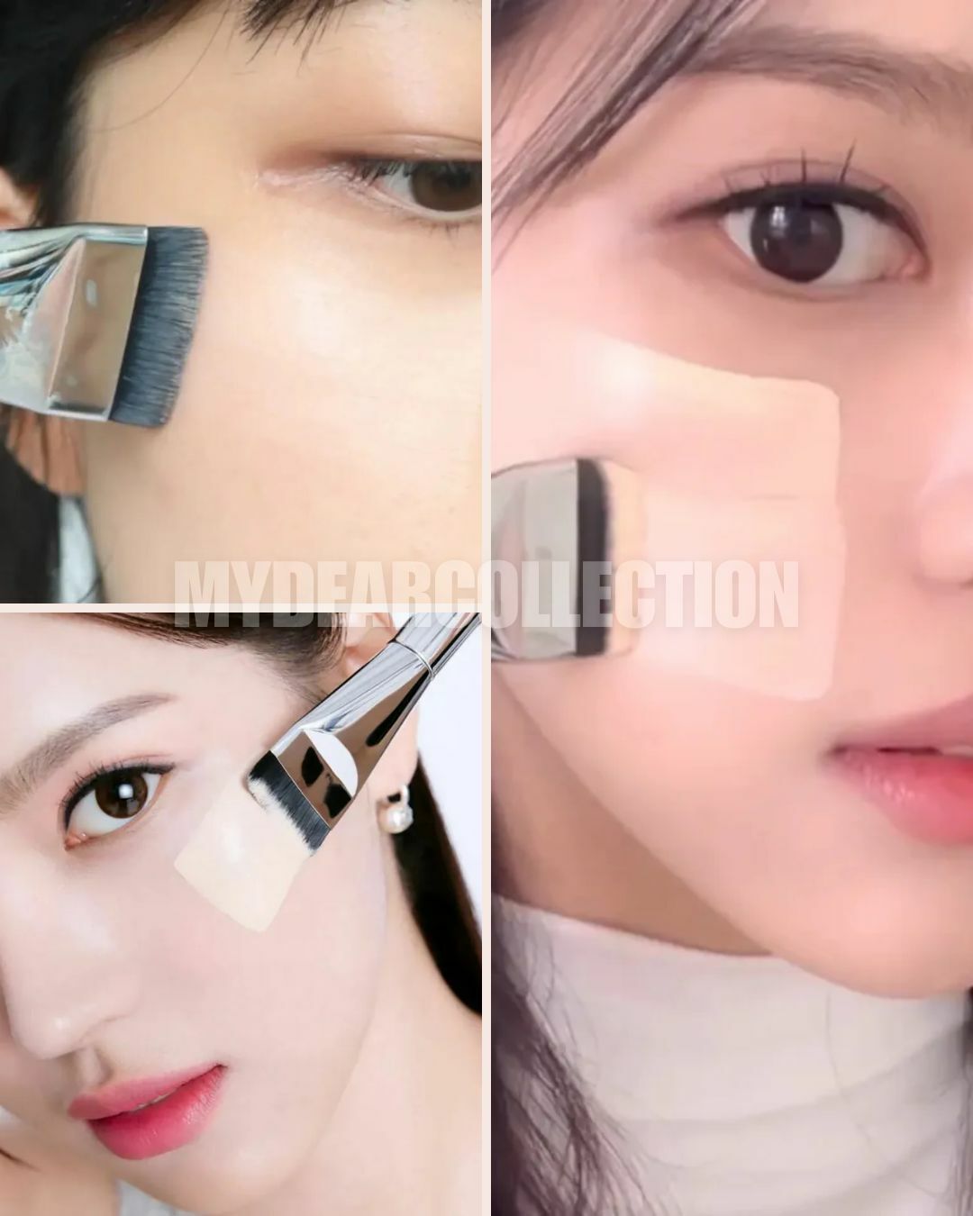 現 貨丨Wakemake Spatula Wide Foundation Brush 刮棒型薄身粉底掃