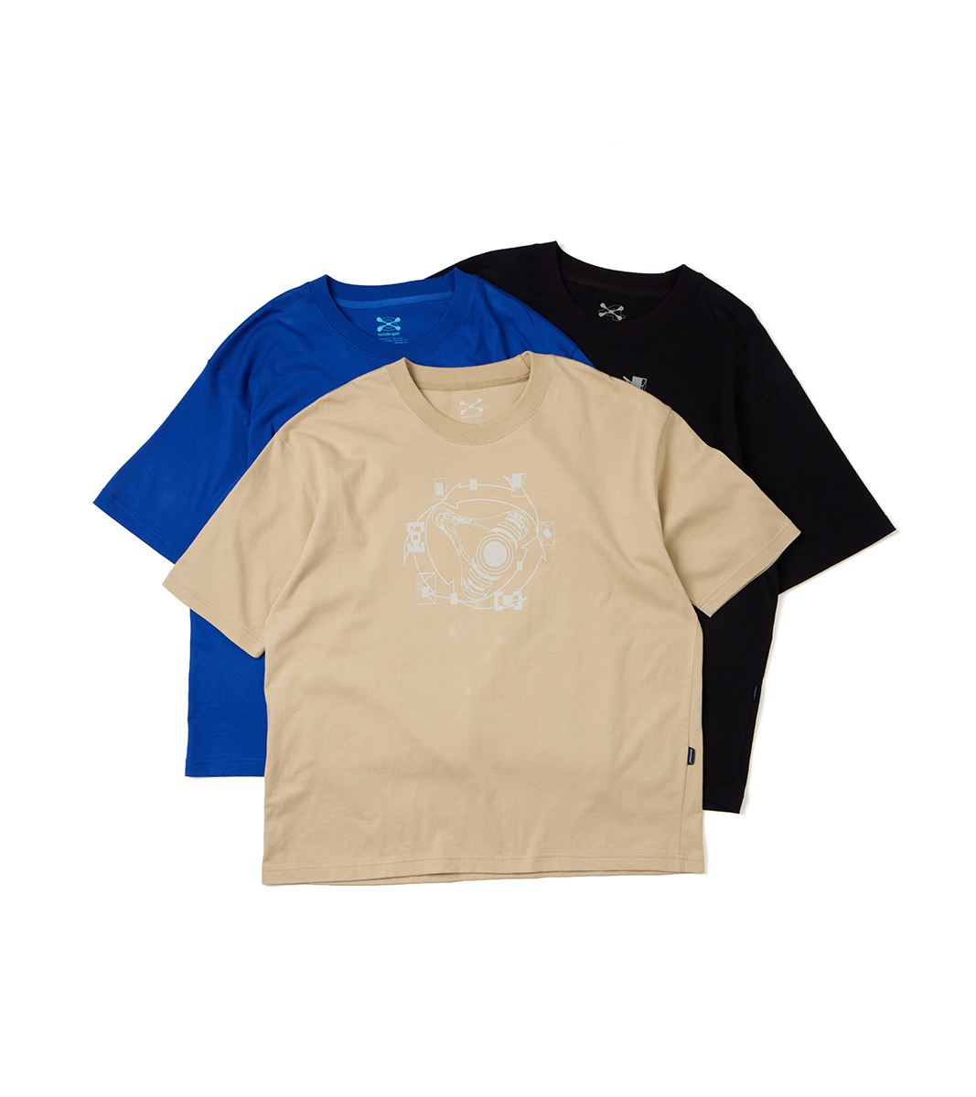 nozzle quiz®｜Vision Knight S/S Tee (黑色、沙色、海藍)