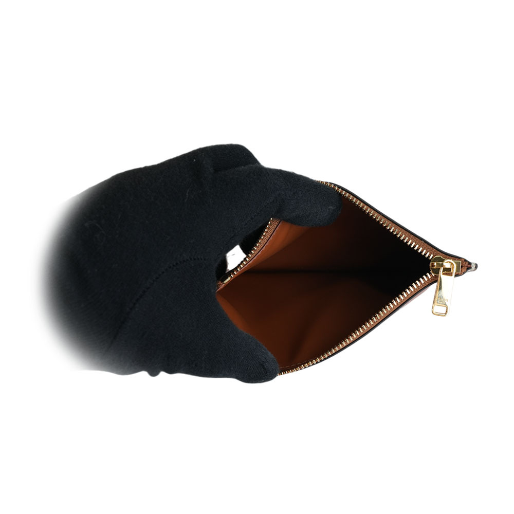 【CELINE】Teen Classic Panier 小牛皮標誌二用草編包(焦糖色) 115802FF7.04LU