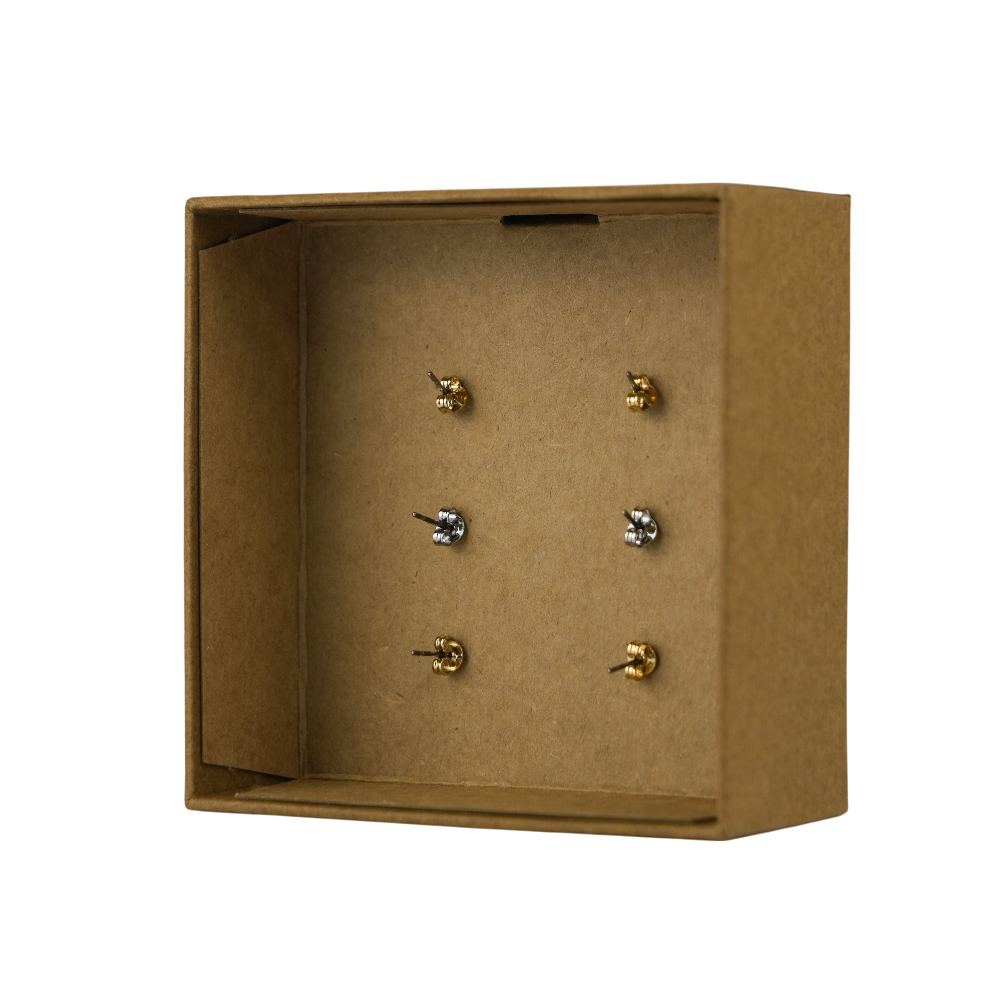 【COACH】泰迪熊/愛心/圓形玻璃水鑽造型耳環禮盒組(金色/銀色)CY114 A31