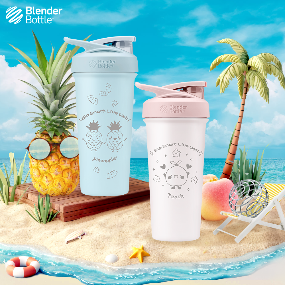 BlenderBottle®Sleek不鏽鋼｜25oz 搖搖杯｜水果系列