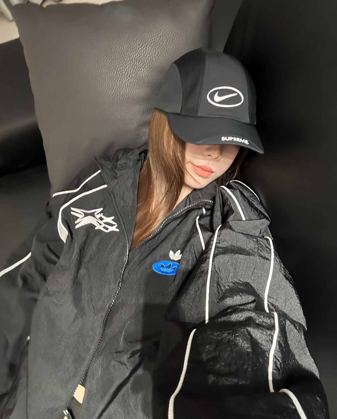 adidas Originals 經典立領拉鍊外套｜女款｜黑色