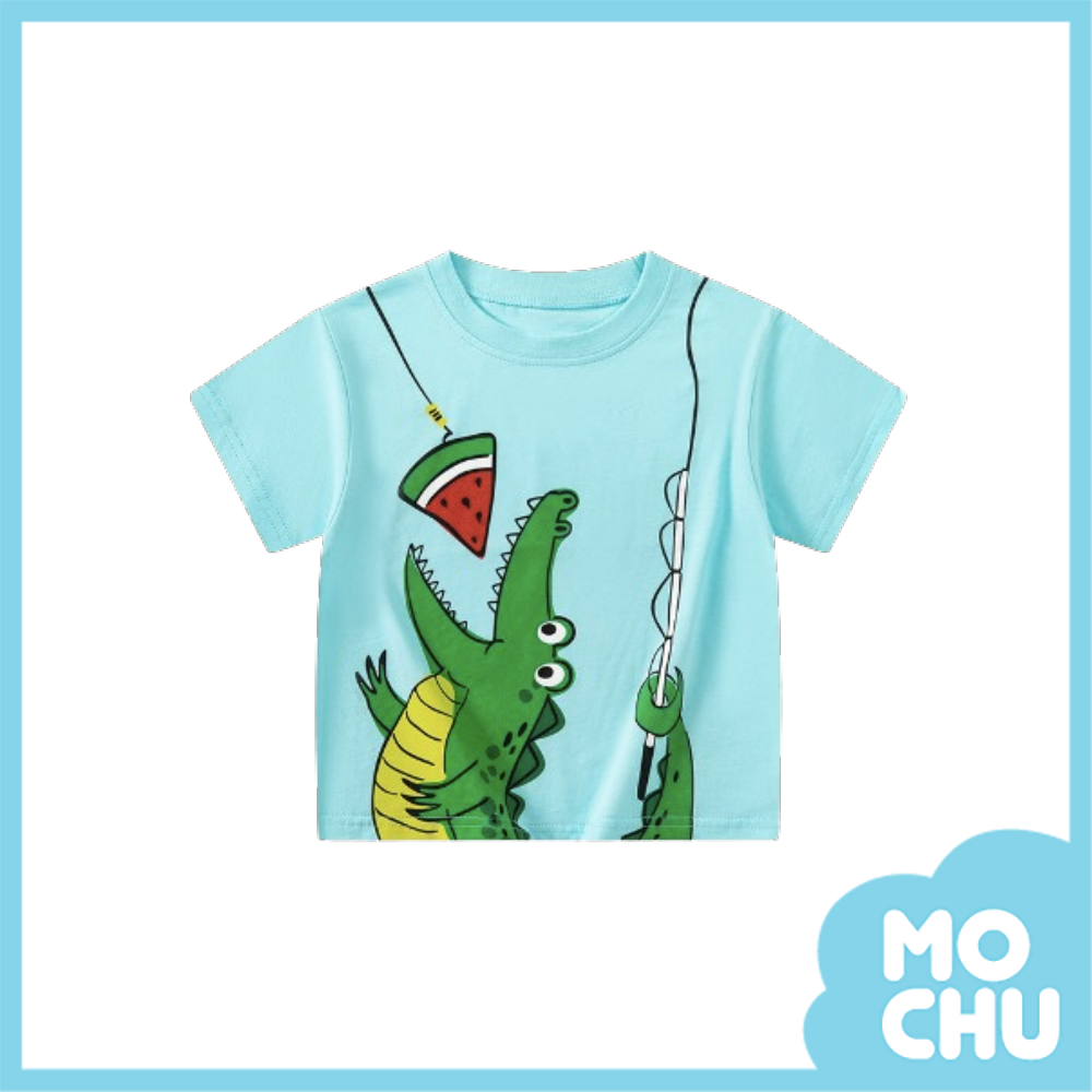 鱷魚吃西瓜短袖上衣(三色)