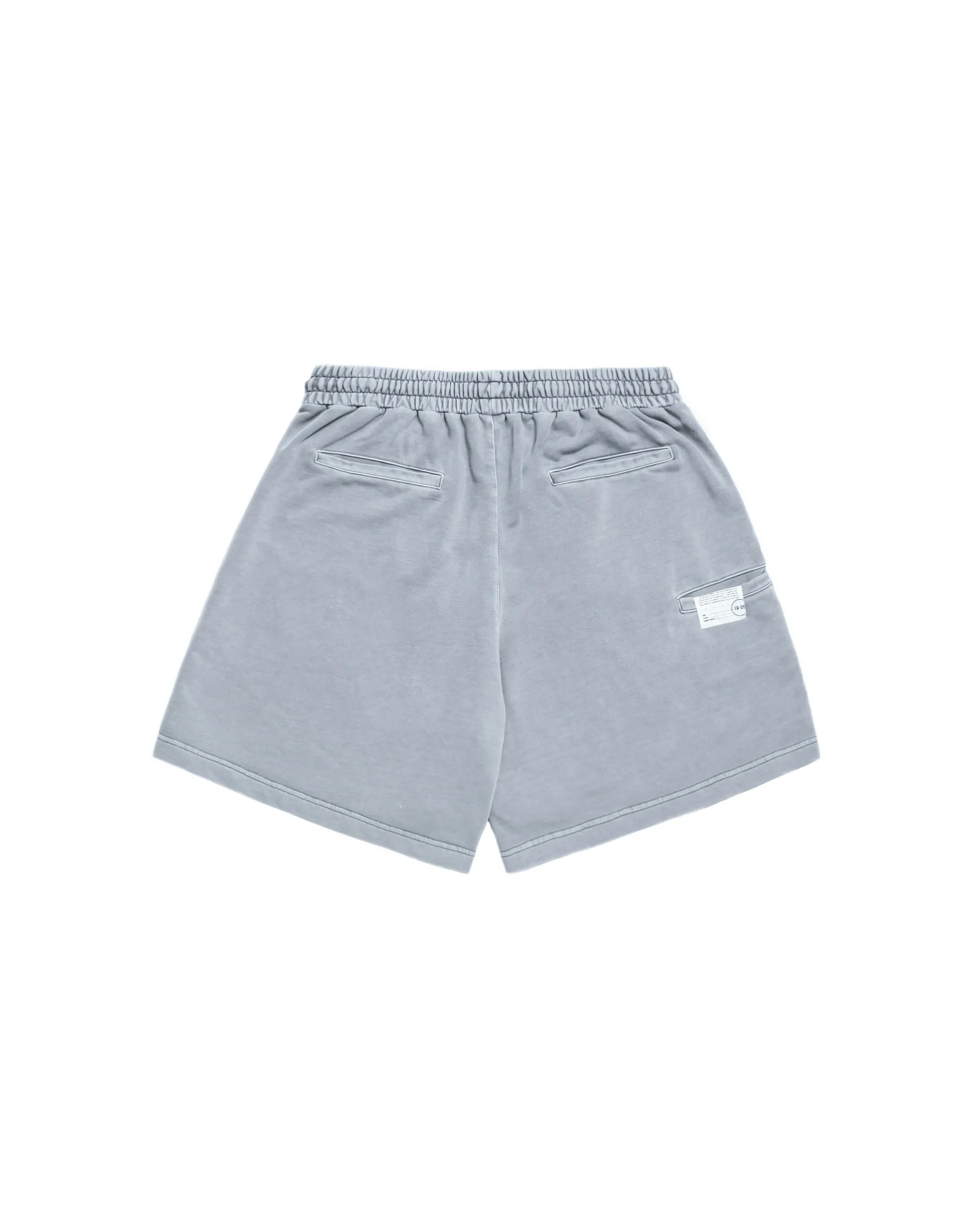 PERSEVERE WASHED FRENCH TERRY SHORTS - WASHED LIGHT GREY