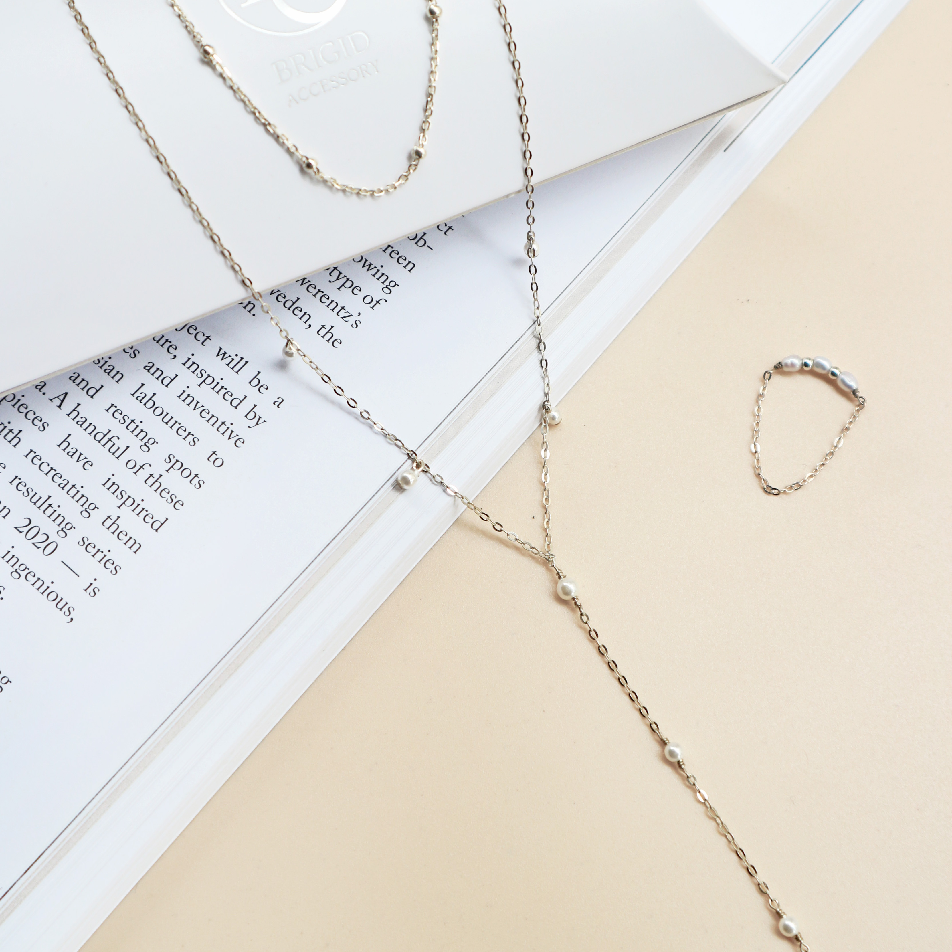 雪精靈 Y字雙鍊項鍊