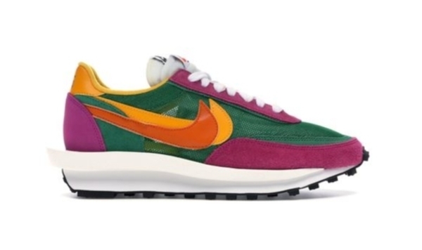 NIKE LD WAFFLE SACAI PINK MULTI SIZE 28CM