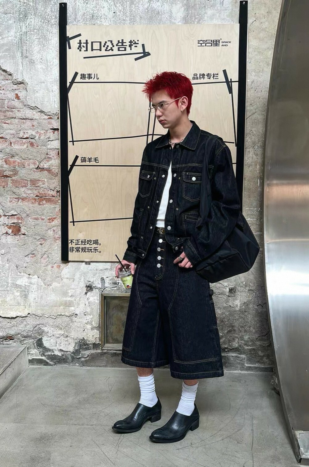 HANQIA 割破 牛皮 尖頭 增高 巫師鞋 #皮鞋