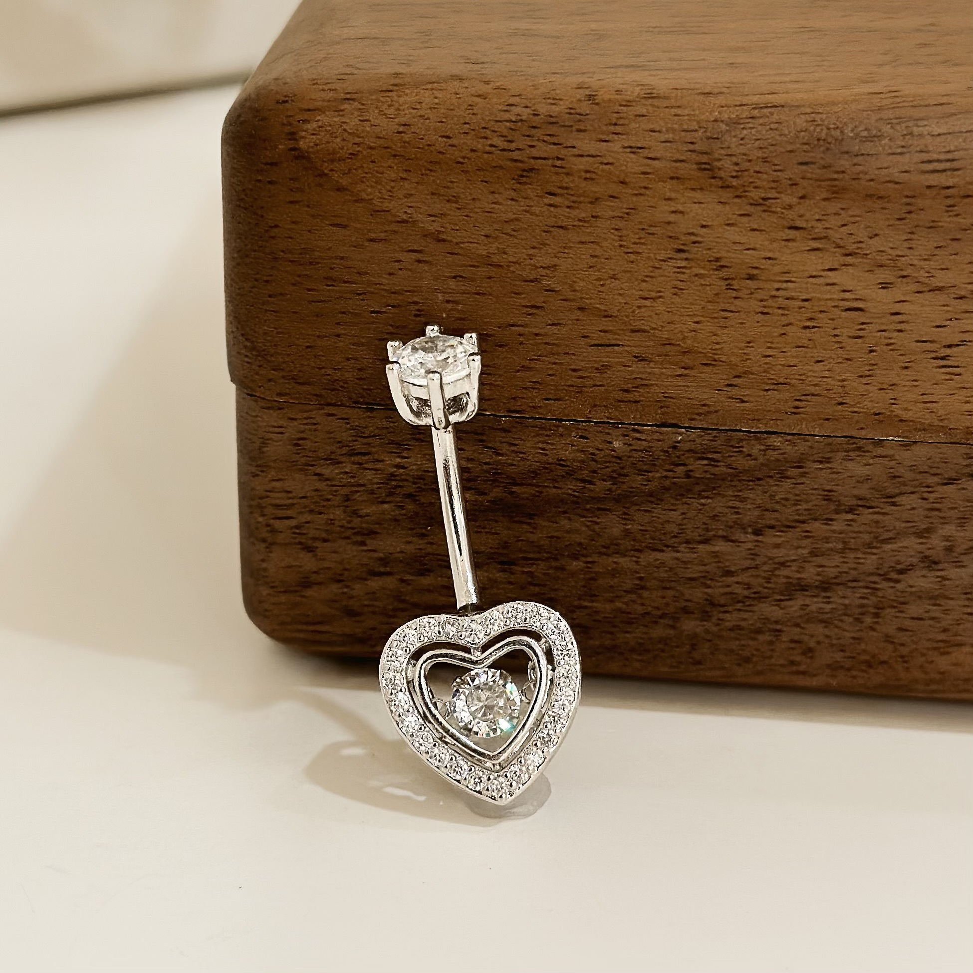 【純銀】愛心靈動款