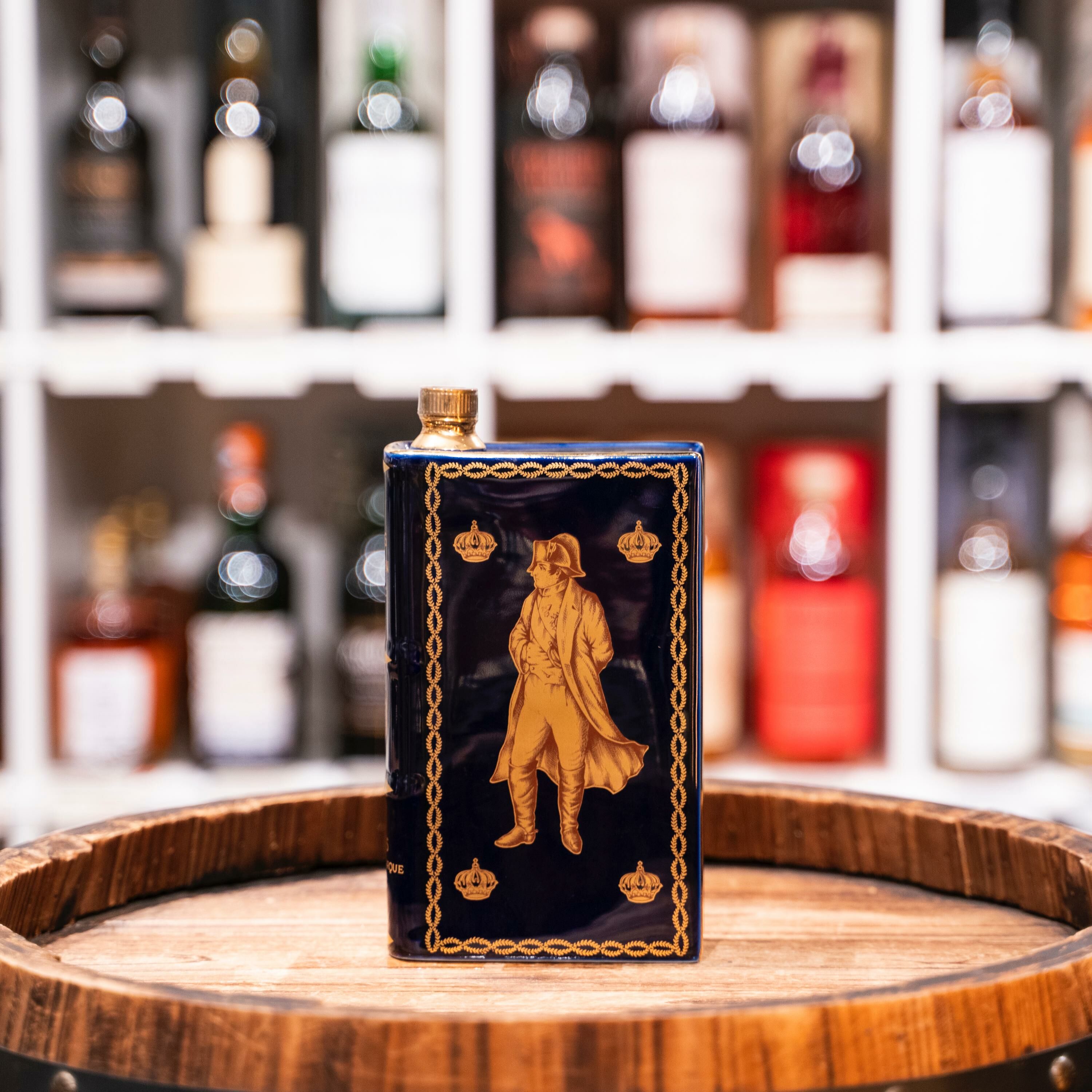 Camus Napoleon Cognac Book Blue 藍 Decanter 1960-70s