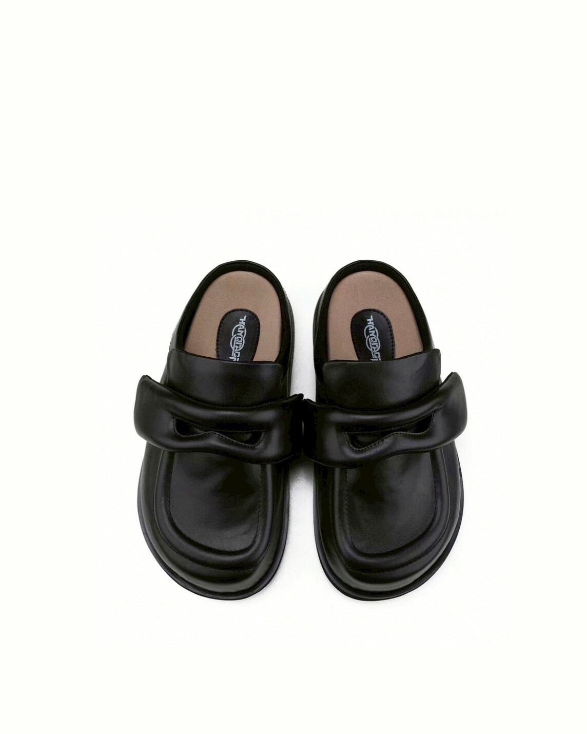 HANQIA 可拆 趣味慵懶 厚底 包頭拖 #勃肯鞋