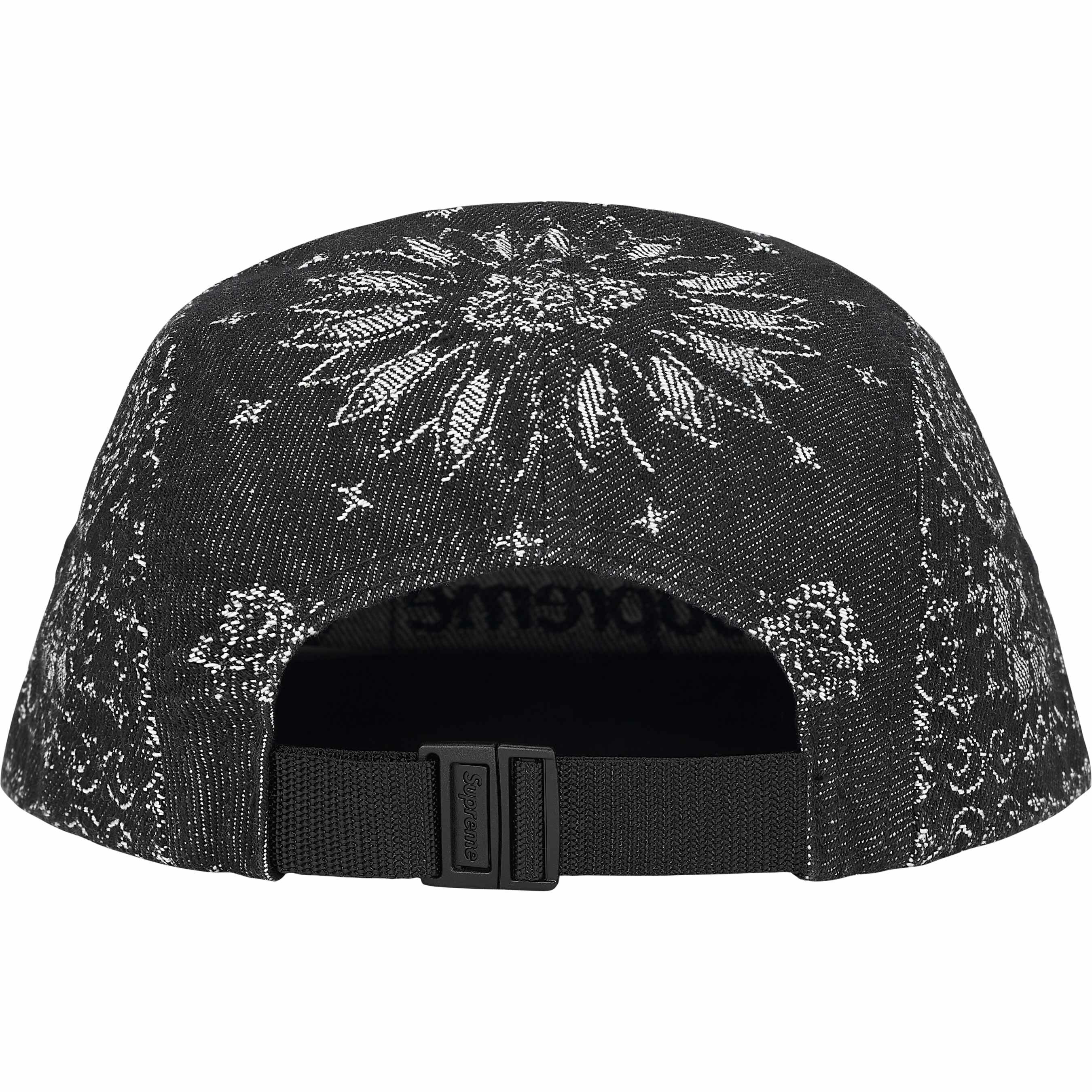 supreme Bandana Jacquard Denim Camp美品 Bandana Jacquard Denim Camp Cap | Supreme 25ss