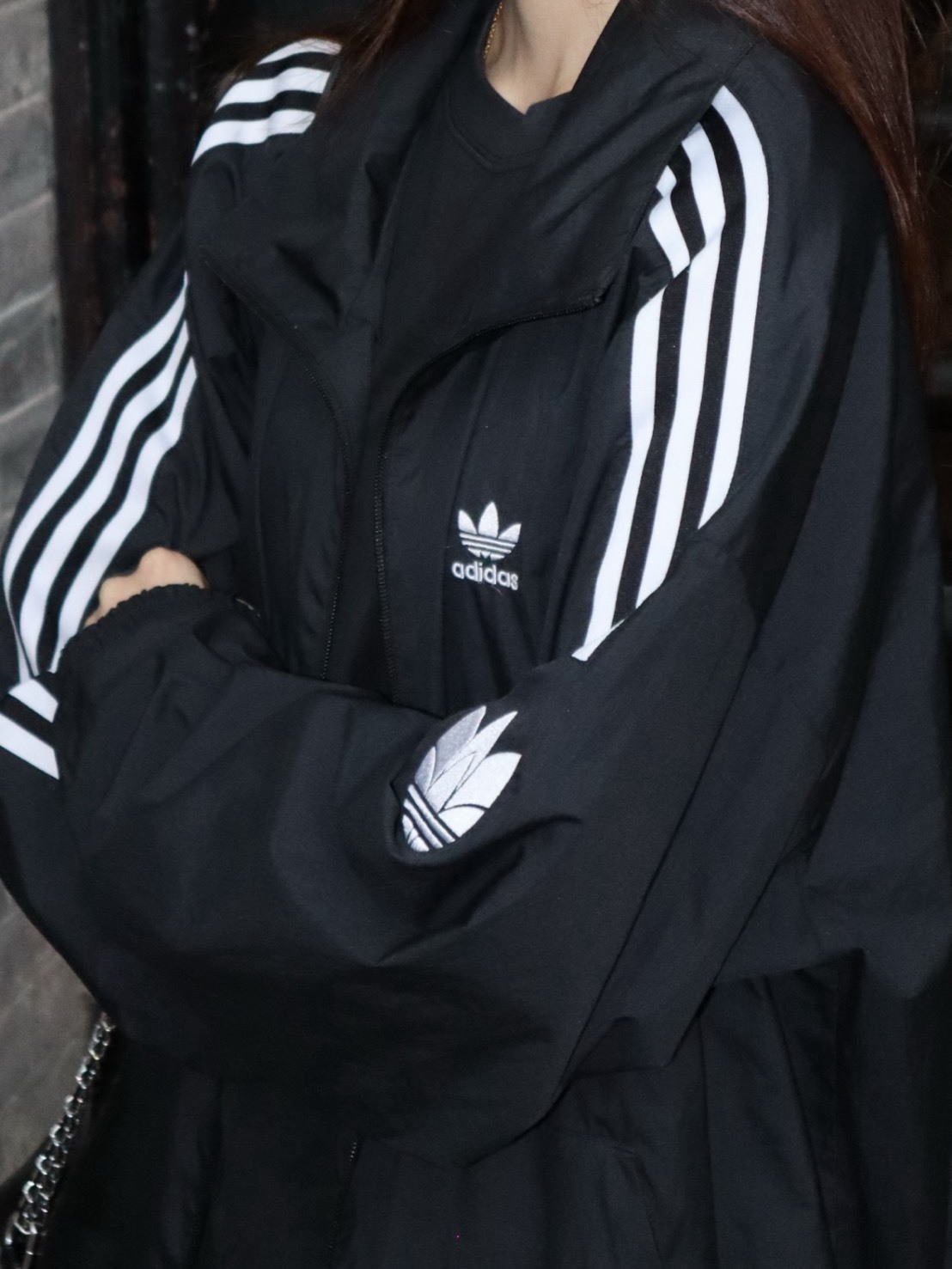 ADIDAS ORIGINALS 3 STRIPE LOGO 三條紋休閒運動外套 GN3535  JI7535