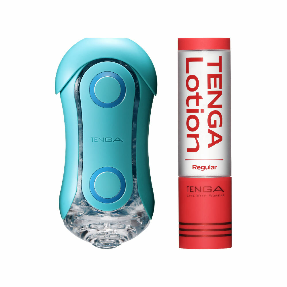 FLIP ORB PASTAIO [OCEAN BLUE/海洋藍] + TENGA LOTION套組