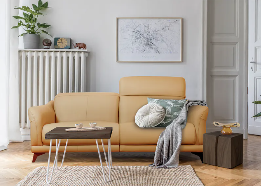 全牛皮沙發兩人座