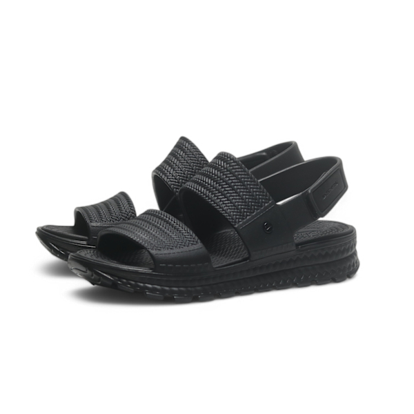 SKECHERS 涼鞋 ARCH FIT 全黑 防水 編織 涼拖鞋 女 111461BBK