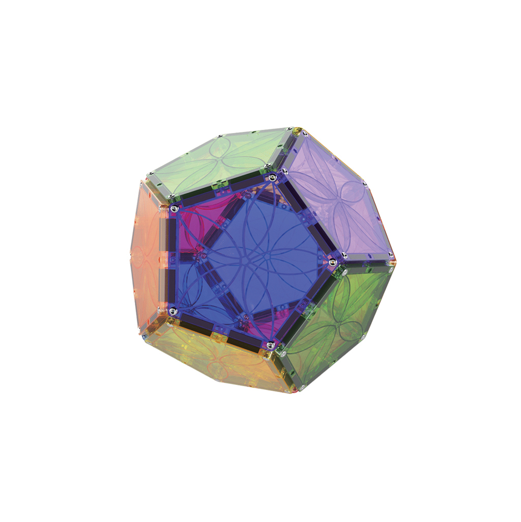 MAGBLOX 美學磁力片繽紛五角形6pcs