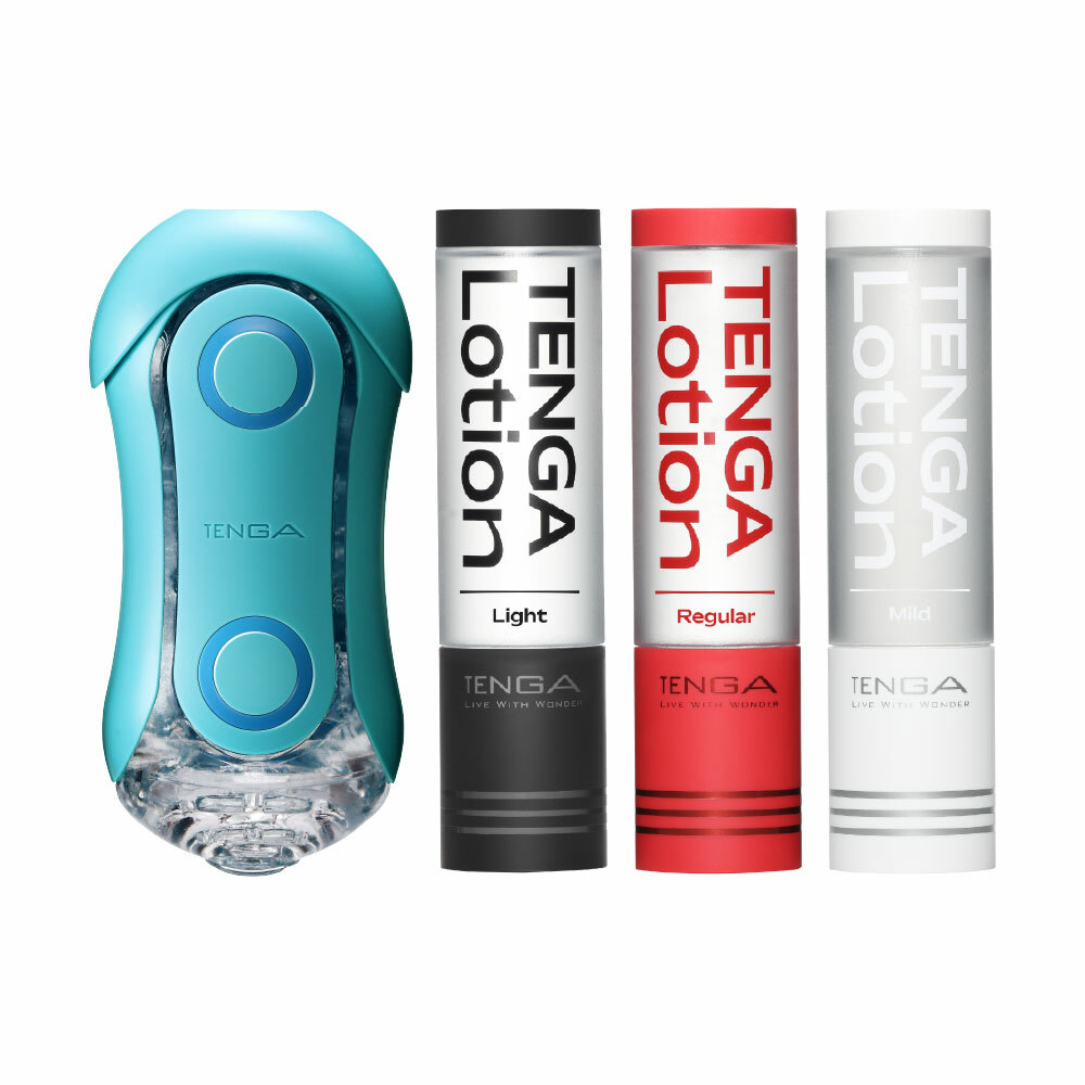 【官網限定】FLIP ORB PASTAIO [OCEAN BLUE/海洋藍] + TENGA LOTION 3款套組
