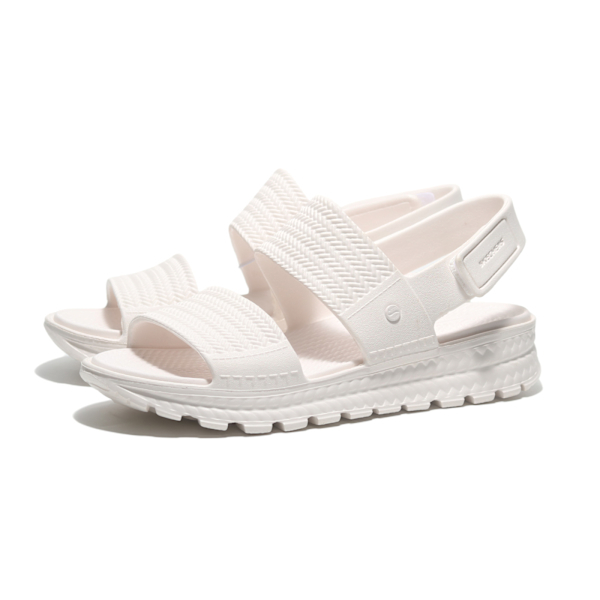 SKECHERS 涼鞋 ARCH FIT 全白 防水 編織 涼拖鞋 女 111461WHT