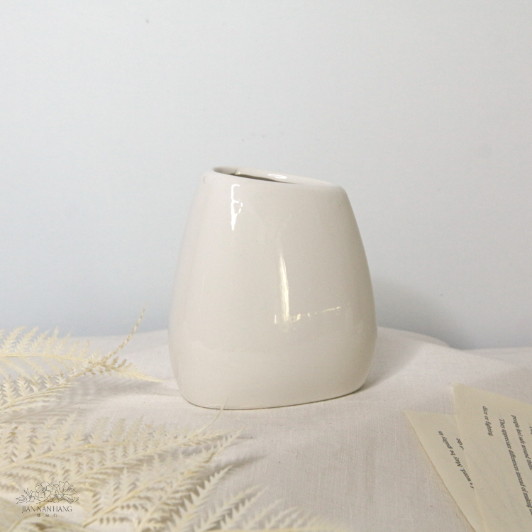 陶瓷小花器 鵝蛋瓶