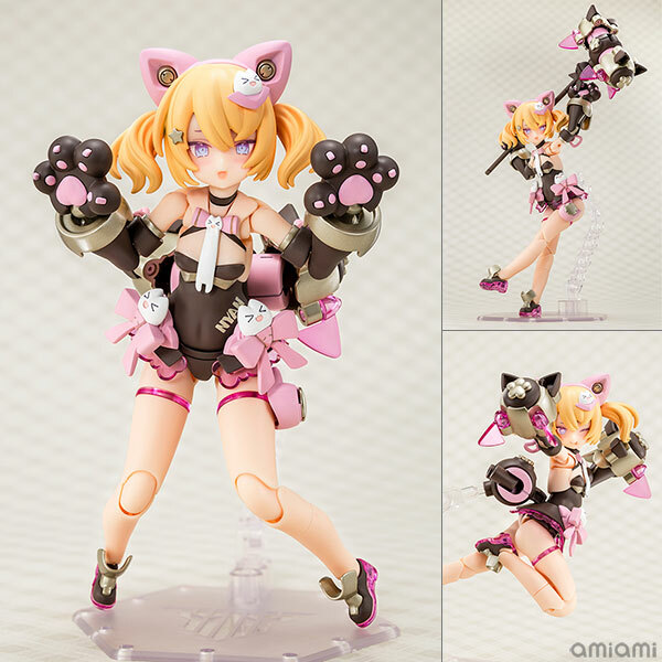 預訂9月   Kotobukiya   黒猫 Megami Device PUNI MOFU KURO MAO 1/1 Plastic Model Pre-order