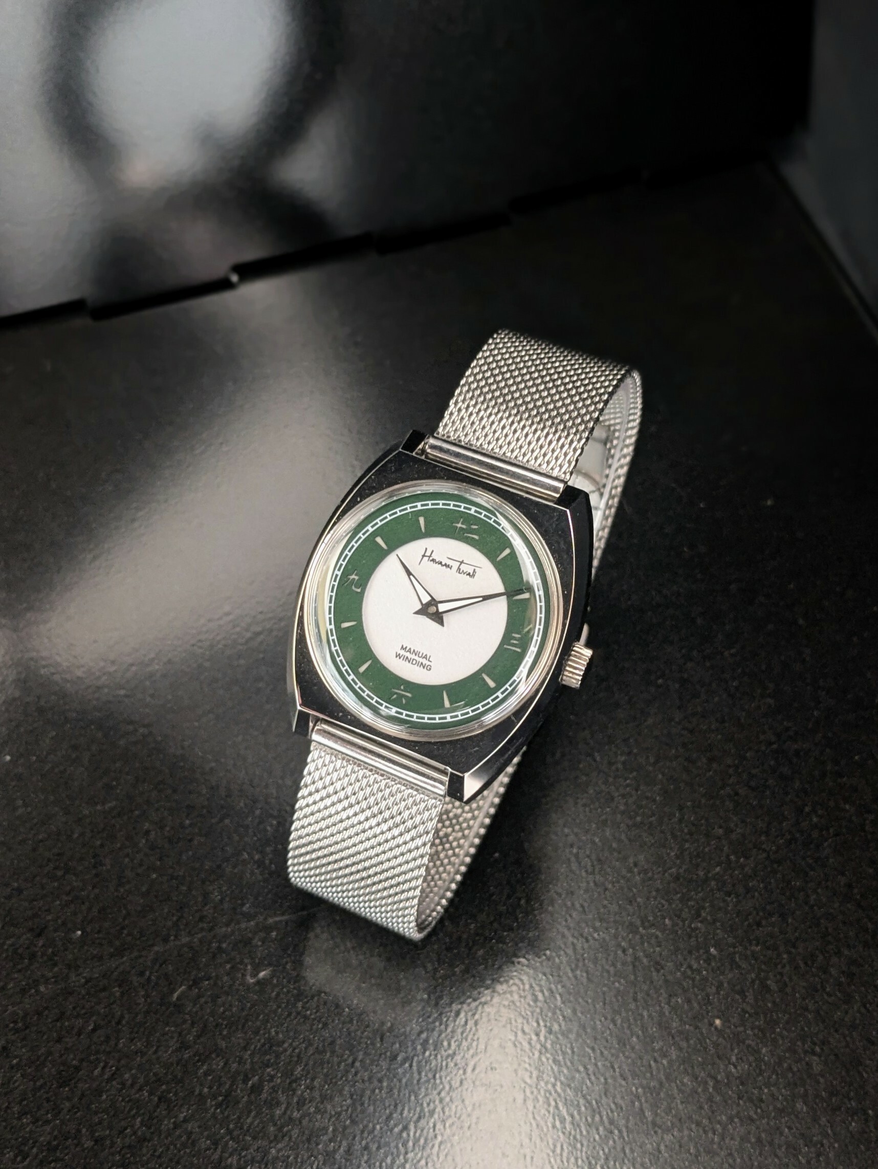 Heritage Mark II Mandarin Green&White