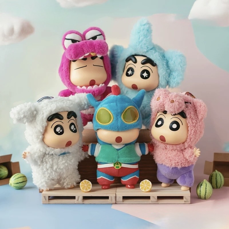 iSNEAKERS｜蠟筆小新 變裝派對系列 糖膠公仔 吊飾 盲盒 4+1款