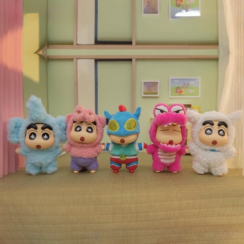 iSNEAKERS｜蠟筆小新 變裝派對系列 糖膠公仔 吊飾 盲盒 4+1款