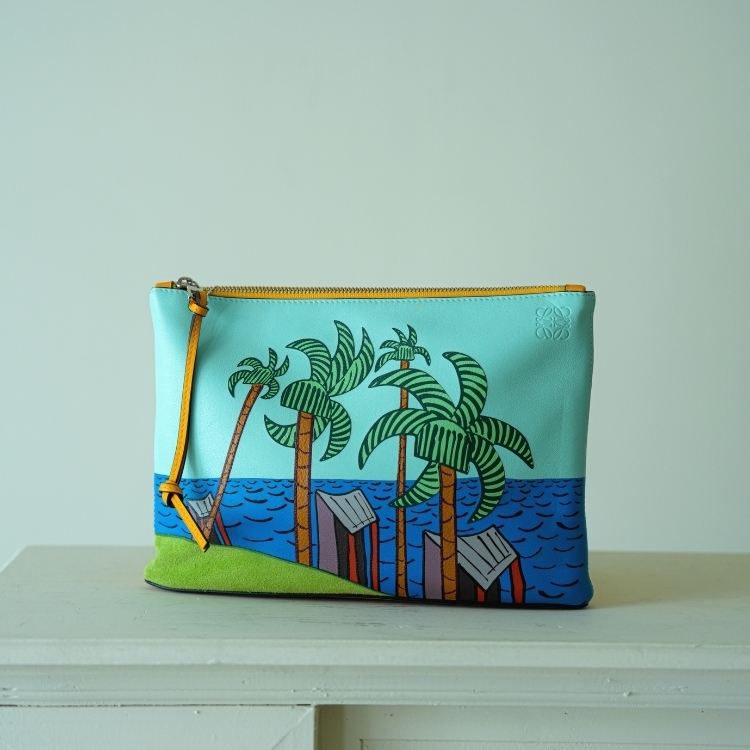 LOEWE 椰子樹手拿包