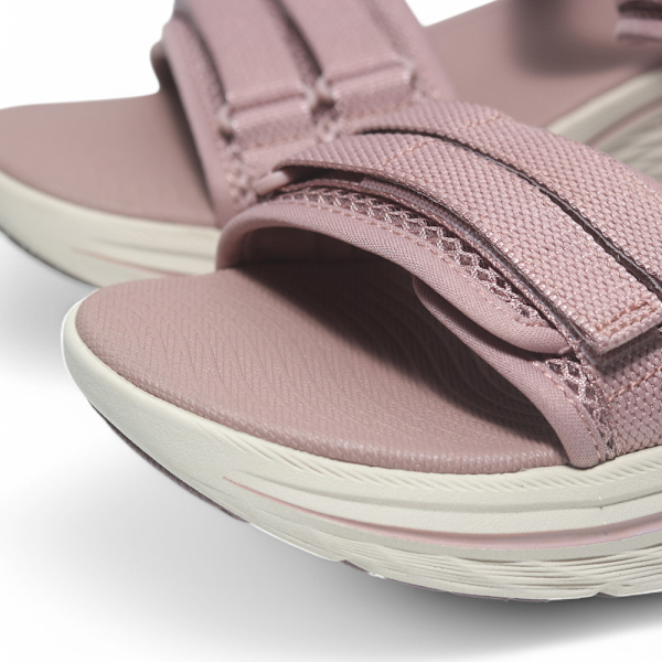 SKECHERS 涼鞋 MAX CUSHIONING 粉紫 厚底 涼拖鞋 女 141617MVE