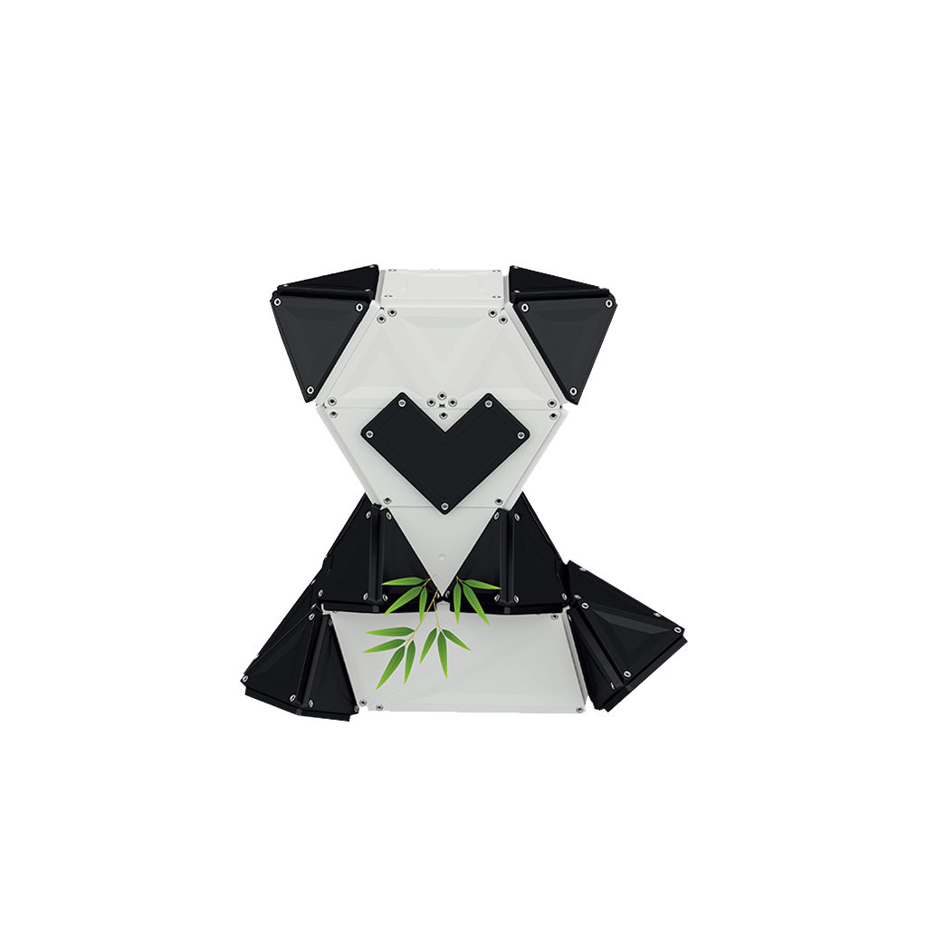 MAGBLOX 美學磁力片純粹 黑白組92pcs