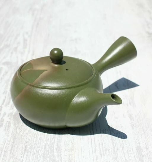 日本製 茶壺 常滑燒 木の葉 急須