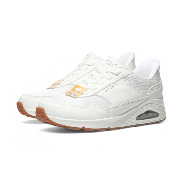 SKECHERS 休閒鞋 UNO-BANKSIA 白 氣墊 瞬穿 健走鞋 女 177117WWHT