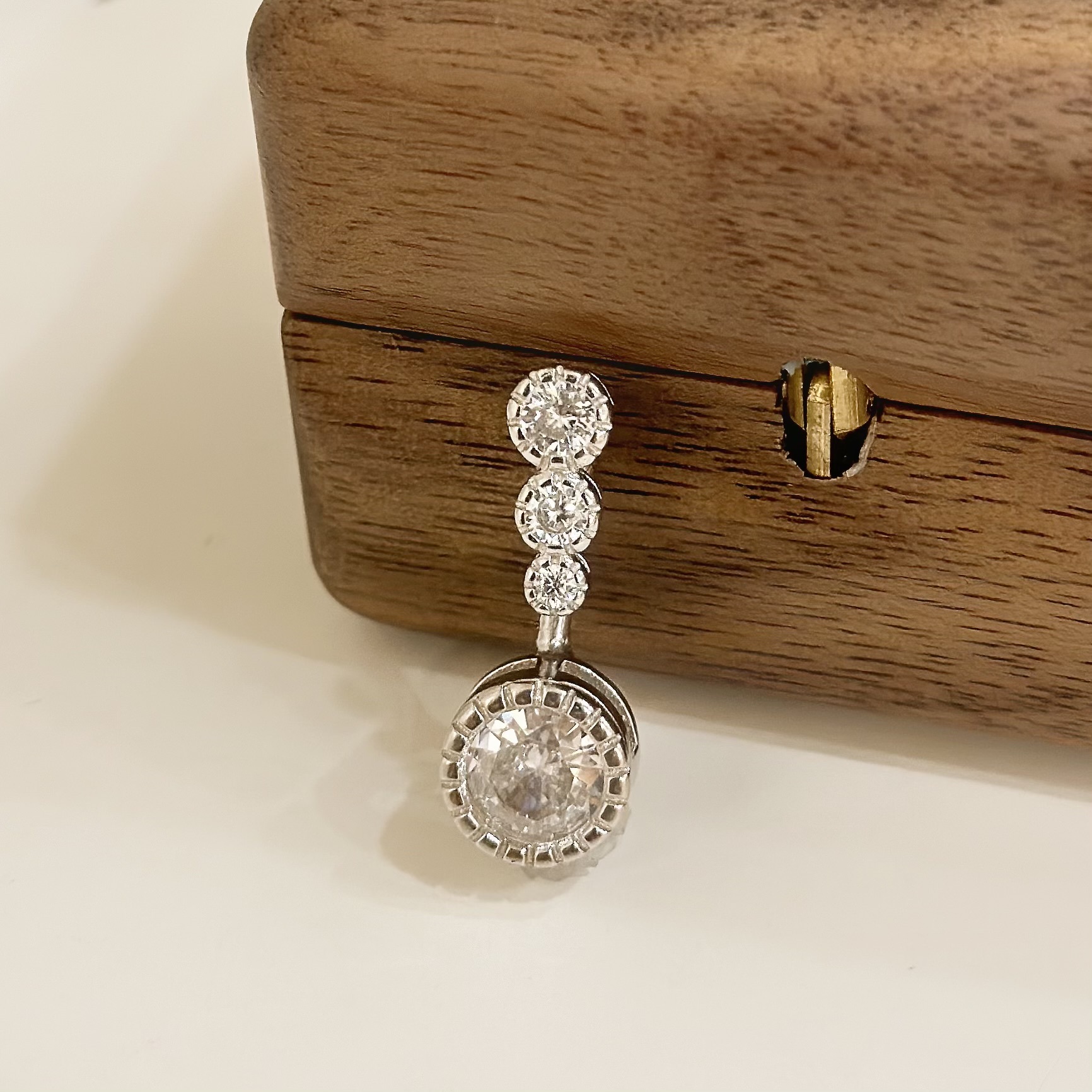 【純銀】三圓鑽款肚環