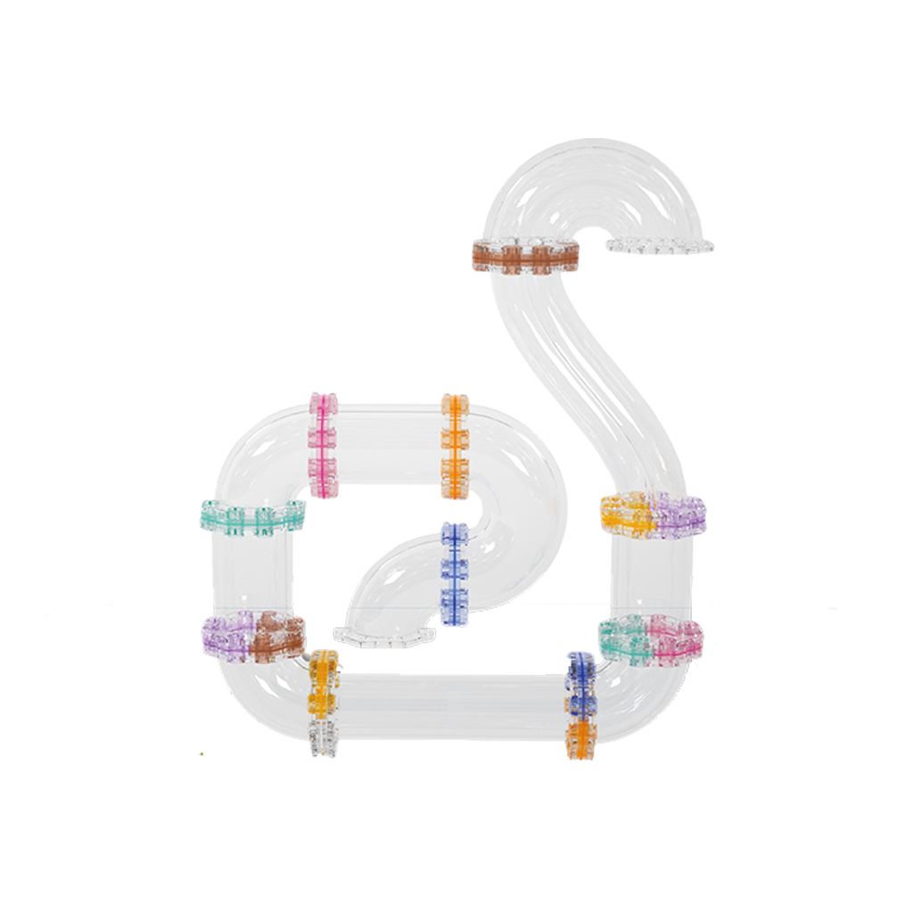 MAGBLOX－MAGBRIX 積木球道連結配件 16 pcs（共兩色）