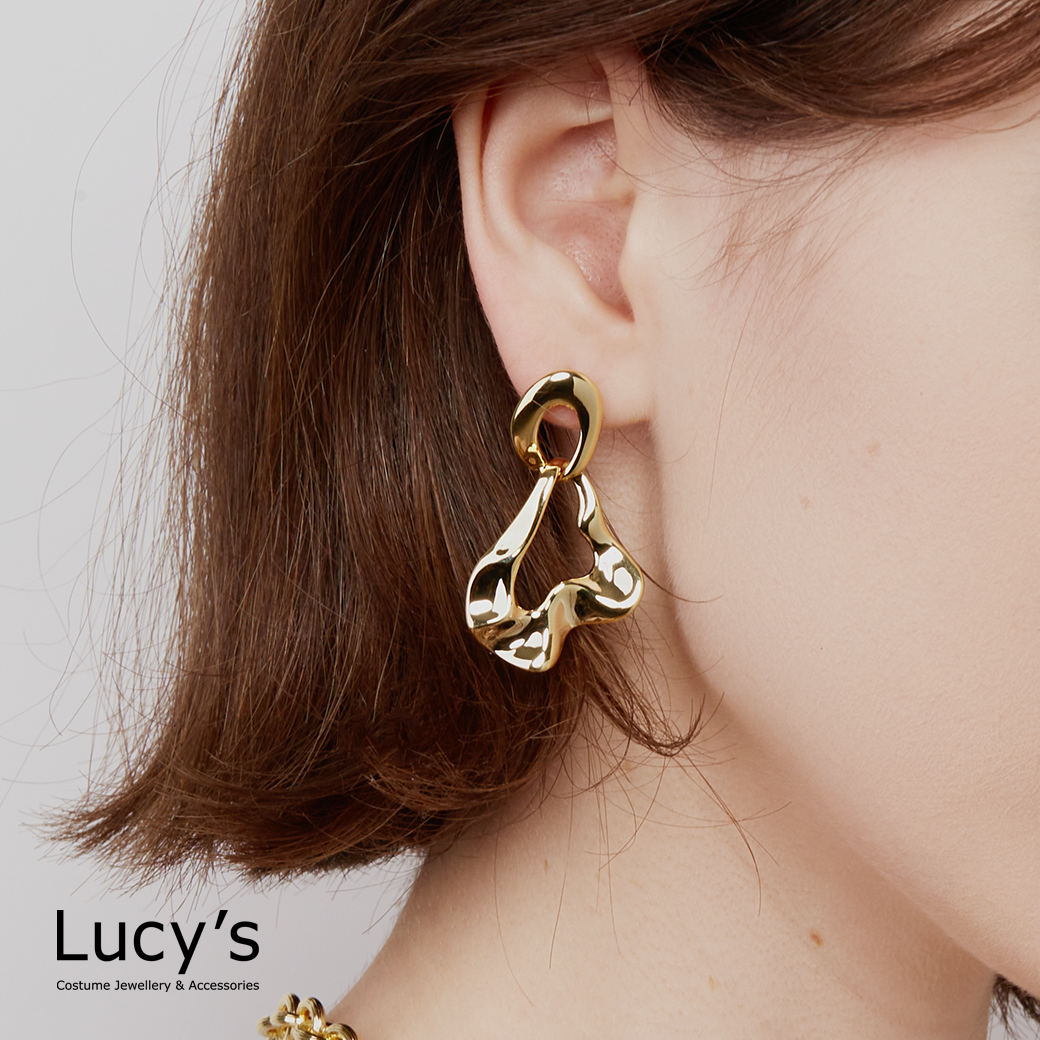 不規則幾何 耳環 (122687)