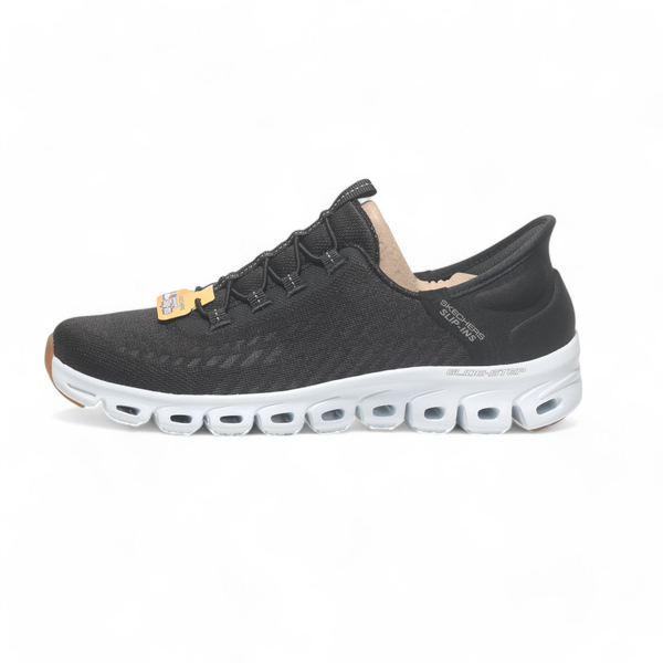 SKECHERS 休閒鞋 TRANQUILITY 黑白 瞬穿 鬆緊帶 女 104574BKW
