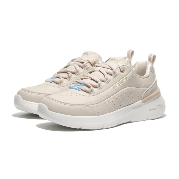 SKECHERS 休閒鞋 SKECH-AIR 奶茶 皮革 健走鞋 女 150373NTGD