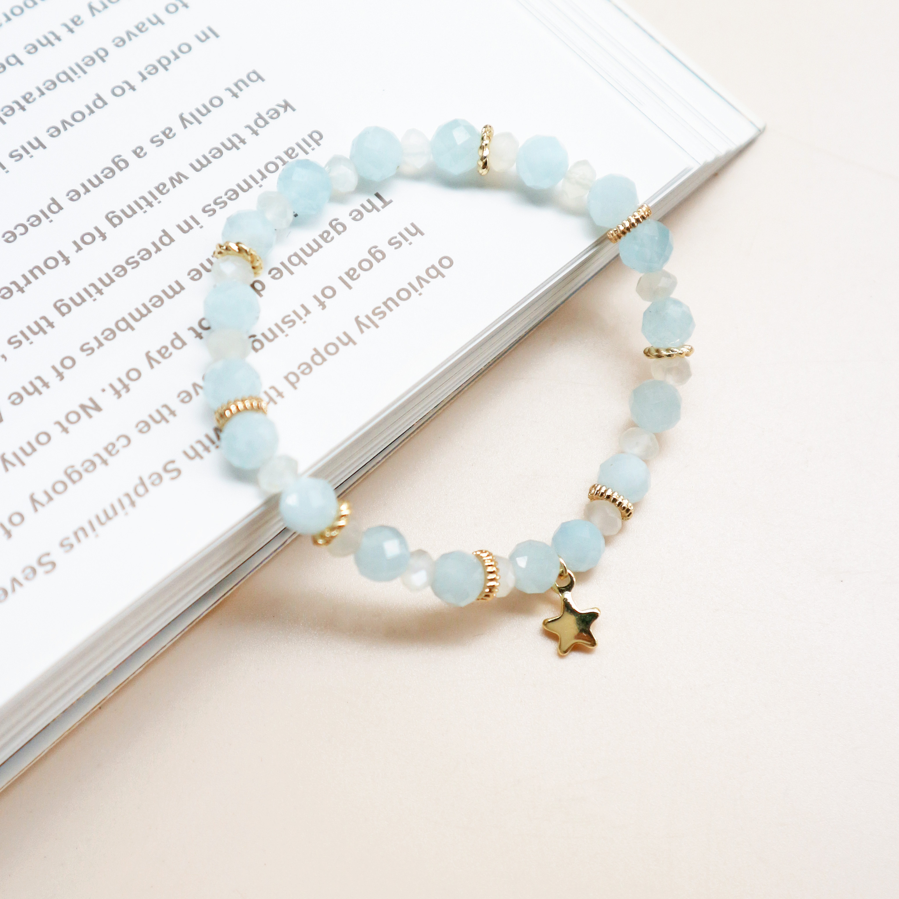 海洋之星 手環｜海藍寶石｜