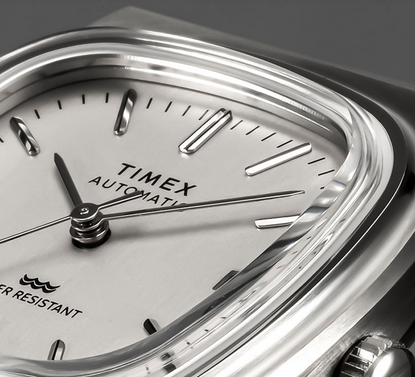 TIMEX 1983 E Line Men's Automatic Reissue Watch 銀面 機械錶 TW2W70800