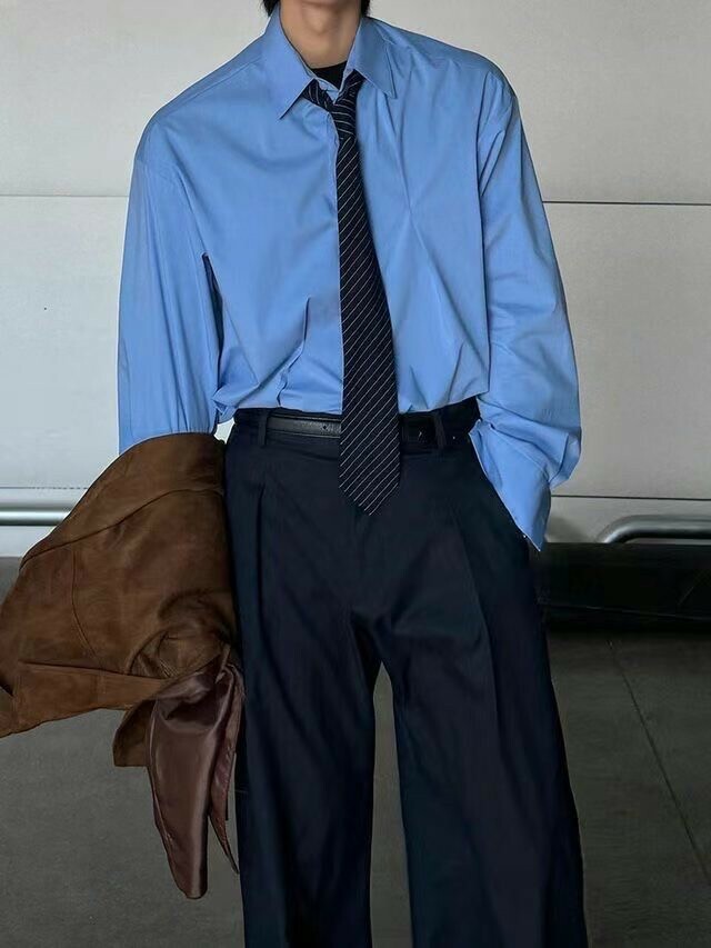 造型抓褶涼感襯衫